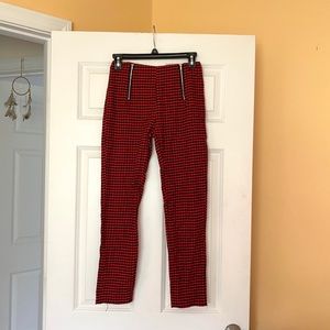 checkered set with crop top and pants
